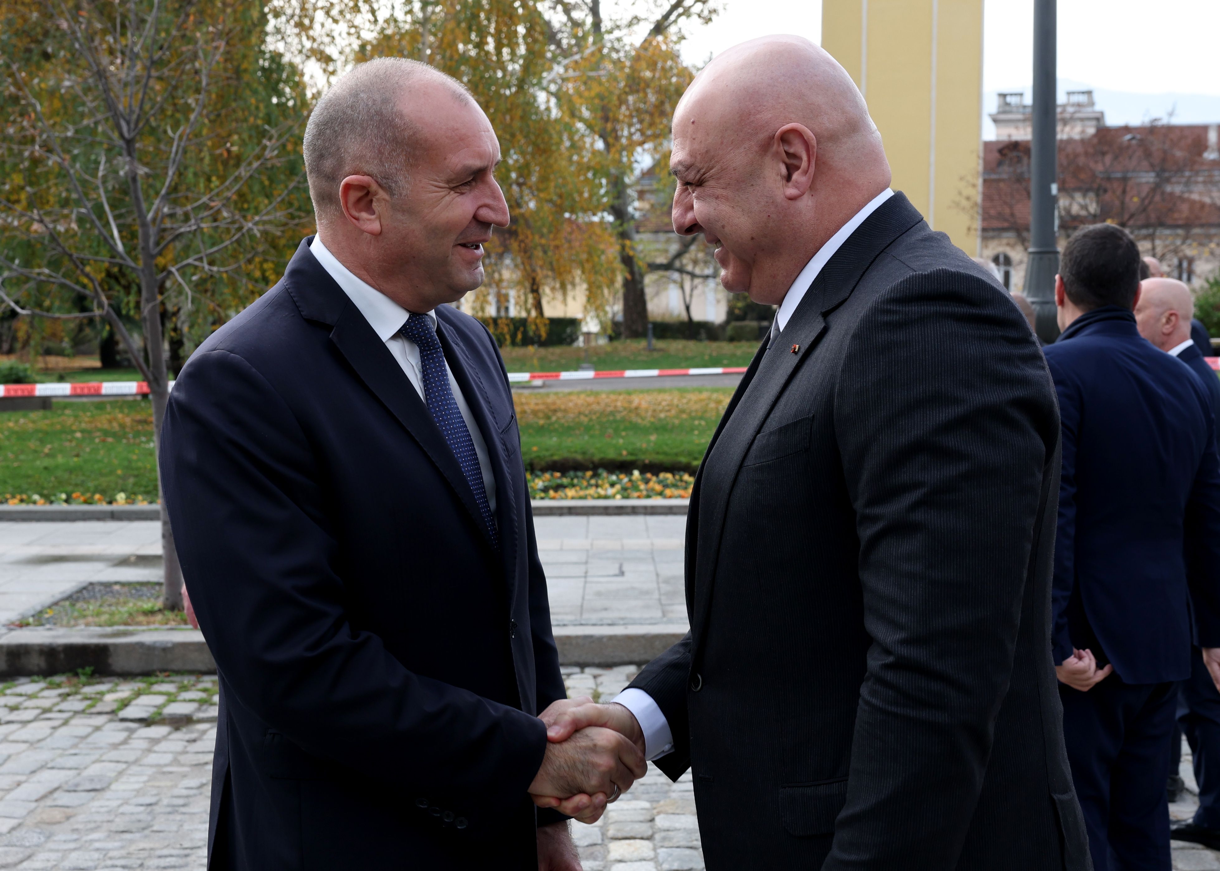 الرئيس جوزف عون والرئيس البلغاري رومين راديف. (رئاسة الجمهورية)