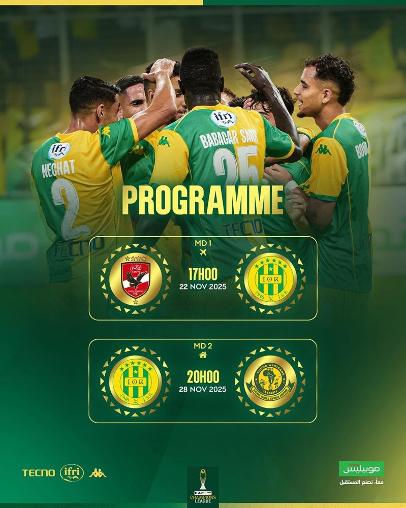 شبيبة القبائل يفتتح دوري أبطال أفريقيا أمام الأهلي ويانغ أفريكانز. (صفحة شبيلة القبائل على فايسبوك)