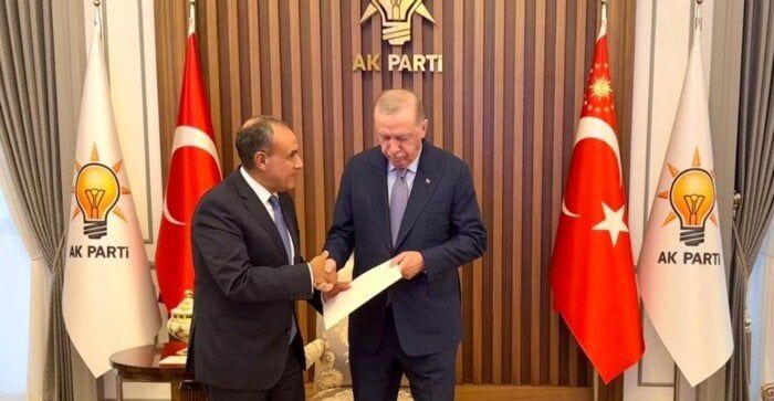 وزير الخارجية يسلم رسالة خطية من الرئيس السيسي لنظيره التركي رجب طيب أردوغان وزير الخارجية يسلم رسالة خطية من الرئيس السيسي لنظيره التركي رجب طيب أردوغان