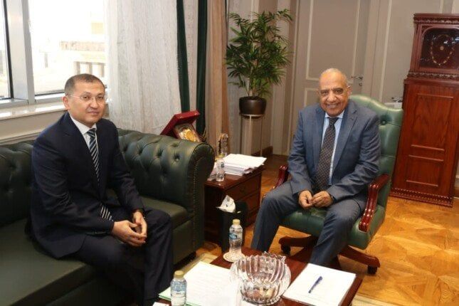وزير الكهرباء يستقبل سفير أوزبكستان بالقاهرة لبحث سبل دعم وتعزيز التعاون وزير الكهرباء يستقبل سفير أوزبكستان بالقاهرة لبحث سبل دعم وتعزيز التعاون