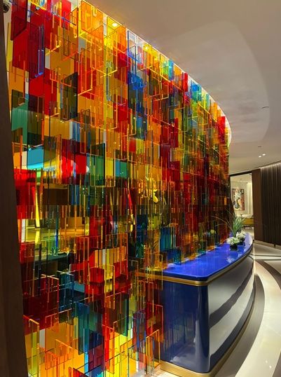 جدار الألوان بتوقيع إيلي جورج (النهار)