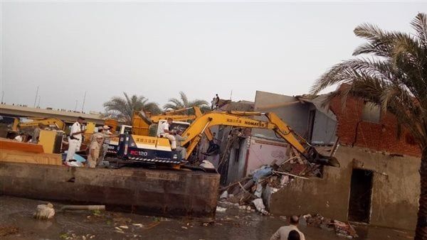 إزالة 164 مبنى مخالفا على أراضي طرح النهر بالمنوفية إزالة 164 مبنى مخالفا على أراضي طرح النهر بالمنوفية
