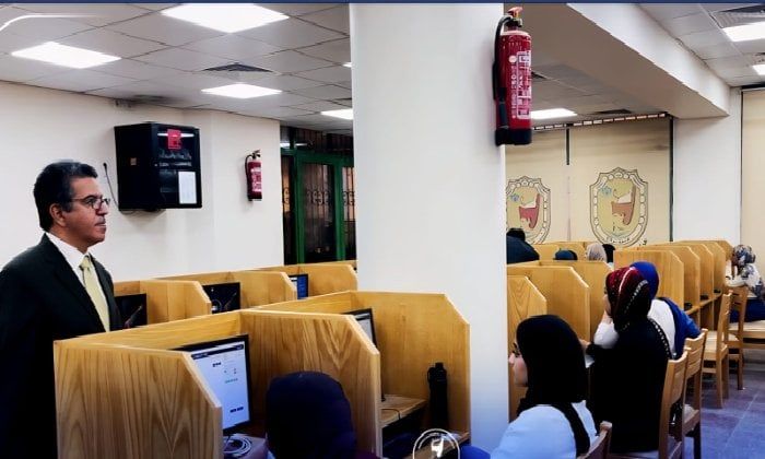انطلاق امتحانات منتصف الفصل الدراسي الأول إلكترونيًا بـ ٧ كليات بجامعة سوهاج الأهلية انطلاق امتحانات منتصف الفصل الدراسي الأول إلكترونيًا بـ ٧ كليات بجامعة سوهاج الأهلية