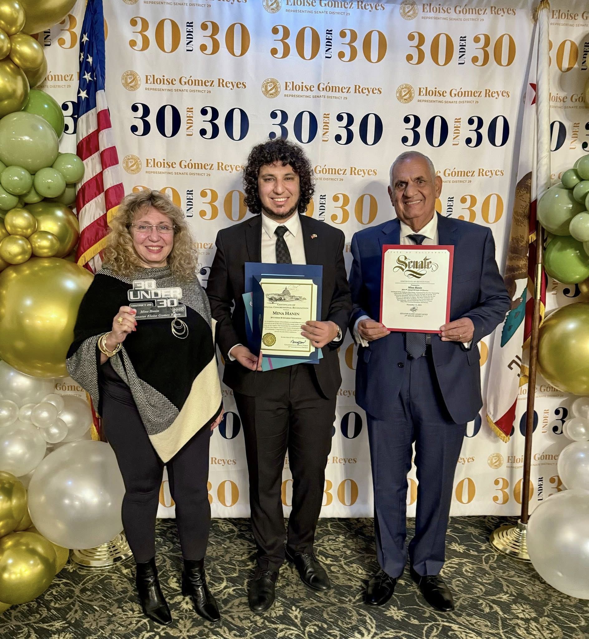 . اختيار مينا مرقص ضمن أفضل 30 شابًا في كاليفورنيا (3)