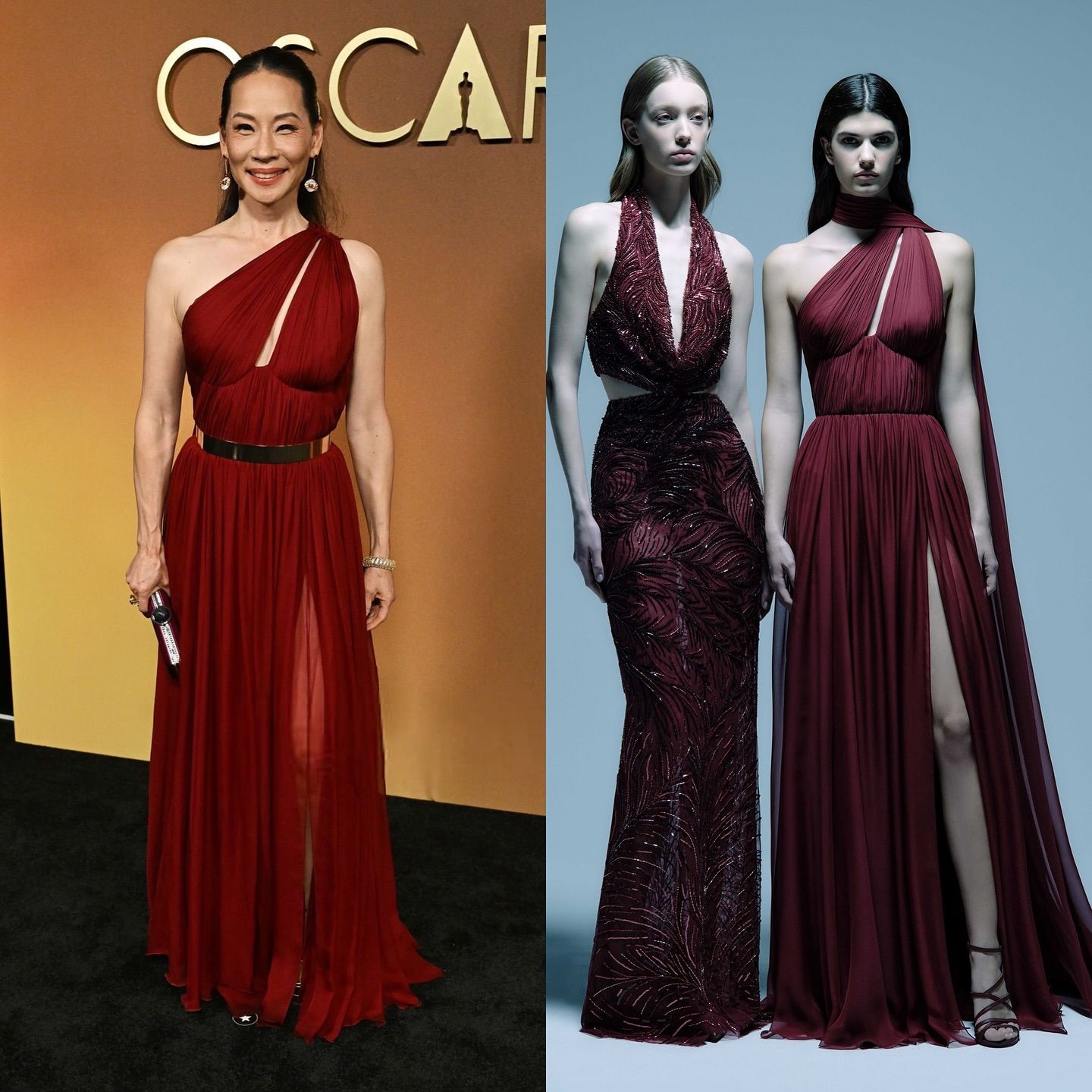 لوسي ليو بتصميم زهير مراد (إنستغرام)