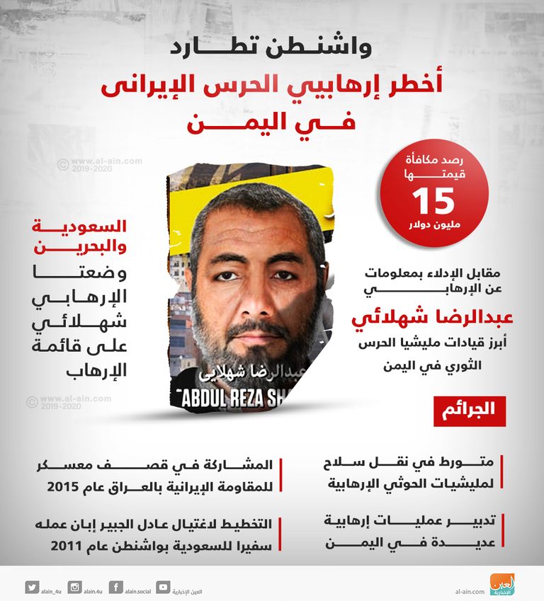 شهلائي مطلوب وأميركا رصدت مكافأة (مواقع)