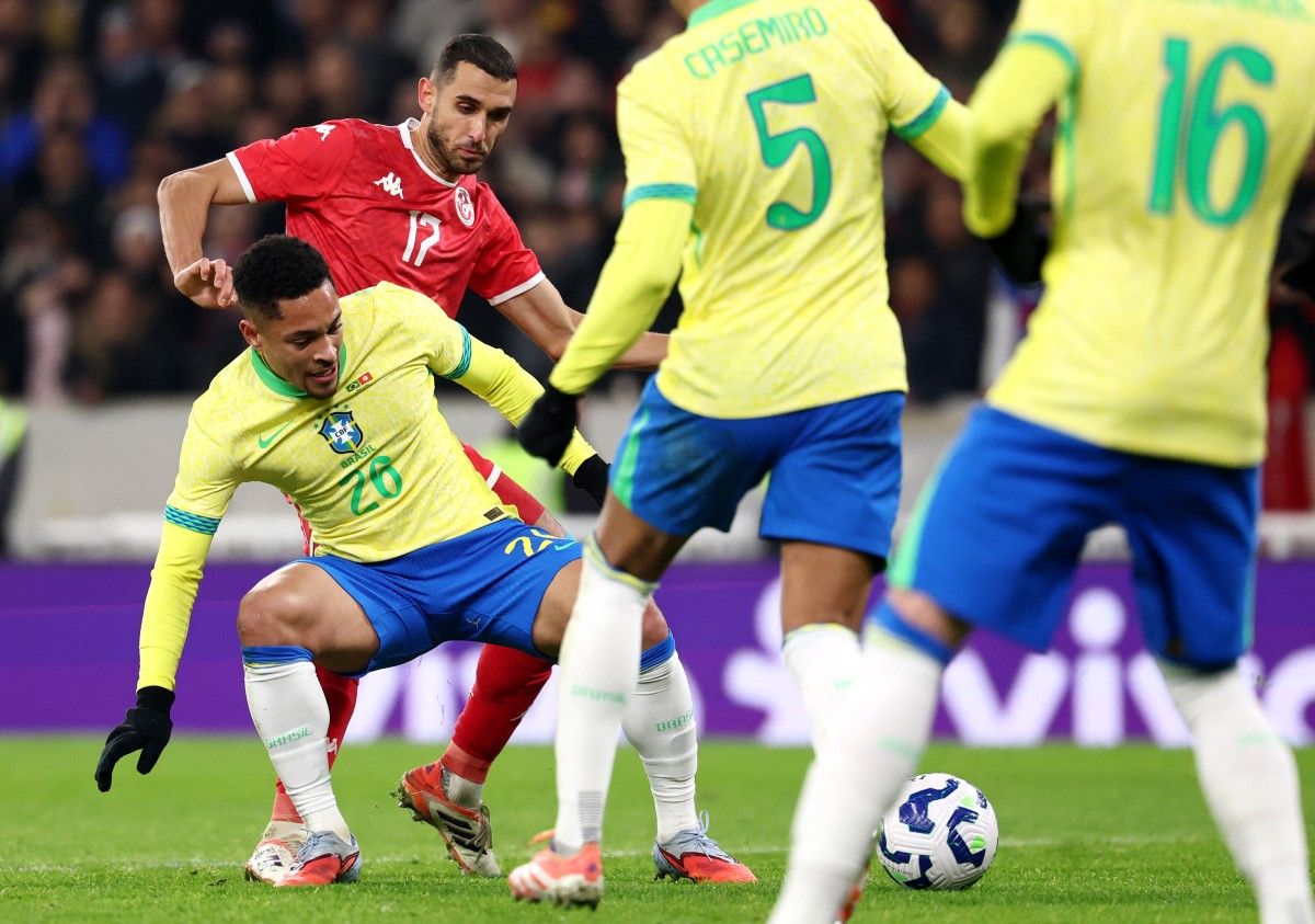 من المباراة. (أ ف ب)