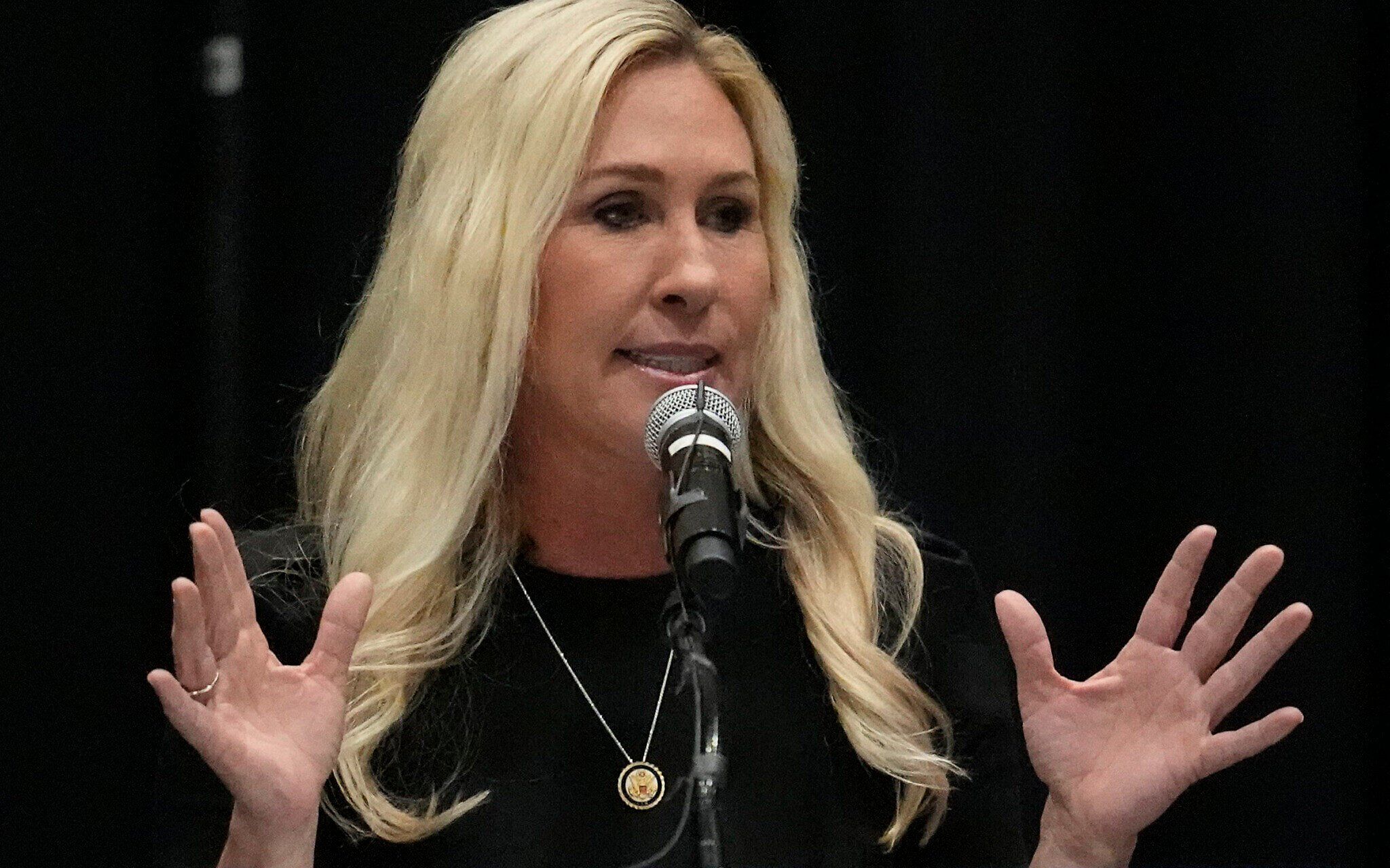 النائبة الجمهورية مارجوري تايلور غرين (أ ب)