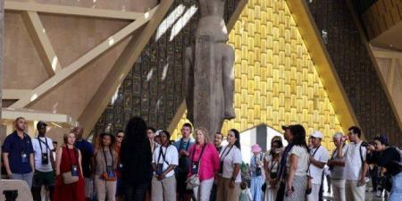 إقبال كثيف.. 19 ألف زائر يوميًا للمتحف المصري الكبير منذ إفتتاحه - المصدر 7