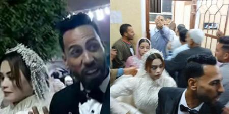 بفستان الزفاف وبدلة العرس.. عروسان في مصر يدليان بصوتيهما في انتخابات البرلمان (فيديو) - المصدر 7