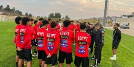 منتخب مصر مواليد 2009 يختتم استعداداته لمواجهة الأردن - المصدر 7