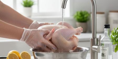 Steps to Clean Chicken from Unpleasant Smells and Odors - المصدر 7
