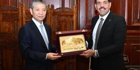 أمين عام مجلس الشيوخ يستقبل السفير الصيني لبحث تعزيز التعاون البرلماني بين مصر وبكين - المصدر 7