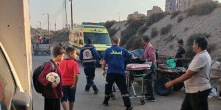 قطار يدهس شخصين مجهولَي الهوية في ملوي بالمنيا - المصدر 7