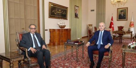 سفير الكويت لدى تركيا يبحث مع رئيس البرلمان التركي سبل تعزيز العلاقات الثنائية - المصدر 7