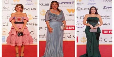 شاهد.. نجوم فيلم "شكوى رقم 713317" يتألقون على السجادة الحمراء بمهرجان القاهرة السينمائي - المصدر 7