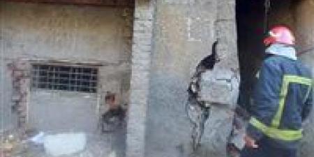 قرب مطعم شهير.. انهيار جدار عقار في ساحل روض الفرج - المصدر 7