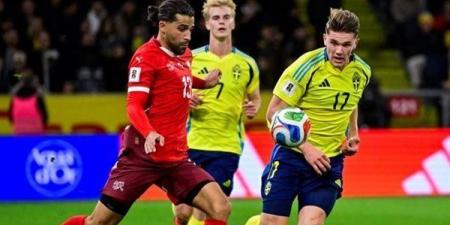شاهد الأن.. بث مباشر لمباراة سويسرا والسويد في تصفيات كأس العالم - المصدر 7