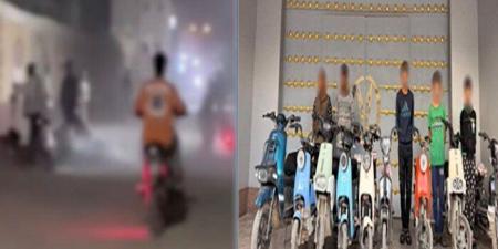 القبض على 3 صبية بتهمة أداء حركات استعراضية باستخدام دراجات كهربائية ببني سويف| فيديو - المصدر 7