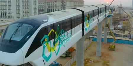 الموعد الرسمي لتشغيل مونوريل العاصمة الإدارية وخريطة المحطات - المصدر 7