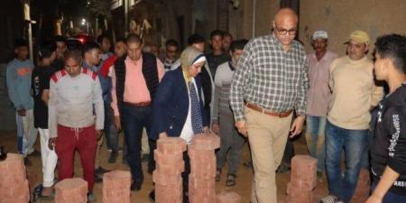 محافظ القليوبية يتفقد أعمال رصف شوارع طوخ وقليوب ضمن الخطة الاستثمارية - المصدر 7