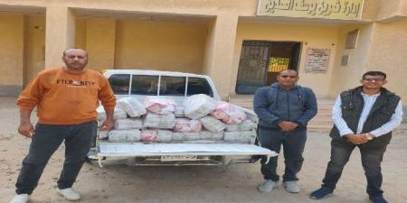 ضبط نصف طن سكر ولحوم فاسدة ومخالفات تموينية متنوعة بالفيوم - المصدر 7