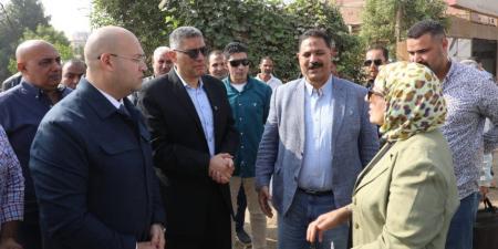 محافظ الجيزة يتفقد مشروعات تطوير الطرق بكرداسة وأوسيم والمنيرة الغربية - المصدر 7