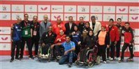منتخب مصر يحقق 17 ميدالية في بطولة مصر الدولية لتنس الطاولة البارالمبية - المصدر 7