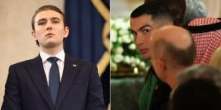 ابن ترامب .. "عملاق" مهووس بالأسطورة رونالدو - المصدر 7