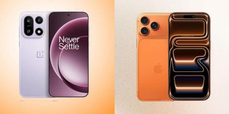 مقارنة بين هاتفي OnePlus 15 و iPhone 17 Pro Max - المصدر 7