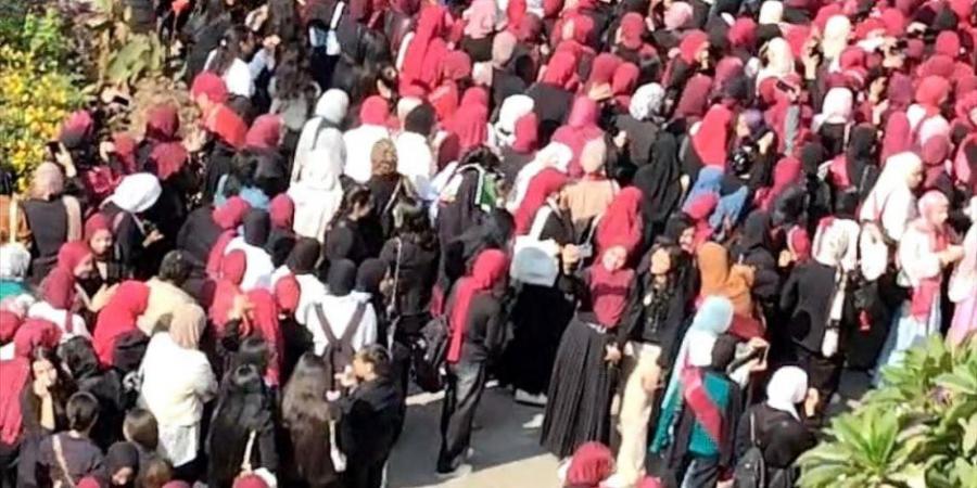 حشود وإقبال كثيف على التصويت بمركز وبندر سوهاج وجزيرة شندويل - المصدر 7