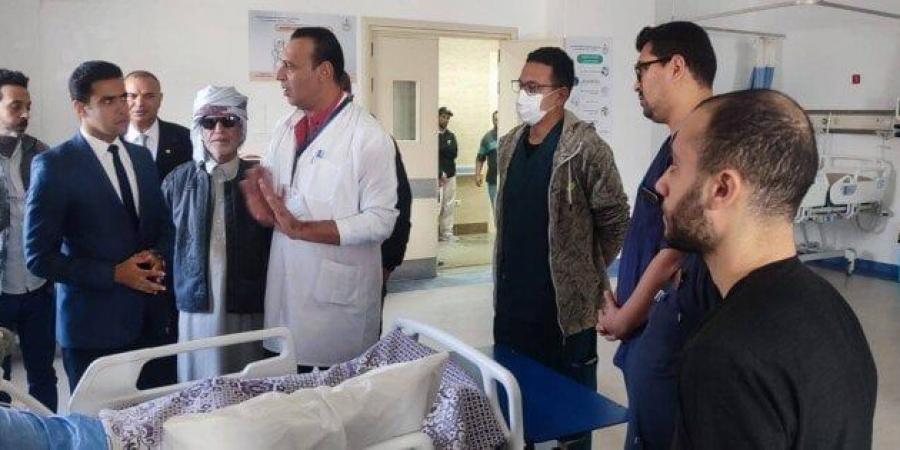 نائب محافظ مطروح يتفقد مستشفى براني والسلوم - المصدر 7
