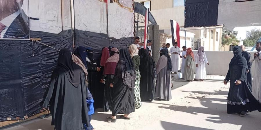 المرأة تتصدر المشهد في لجنة المركز التكنولوجي بالعلمين في ثاني يوم لانتخابات مجلس النواب بمطروح - المصدر 7