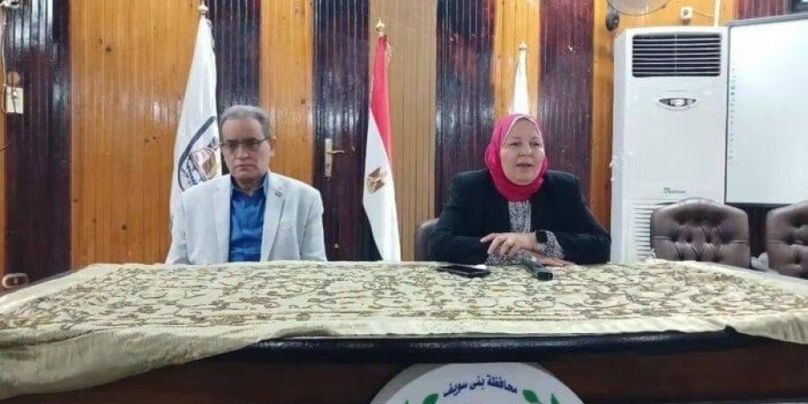 مدير تعليم بني سويف تلتقي مديري الإدارات لمناقشة الاستعداد لامتحانات نصف العام - المصدر 7