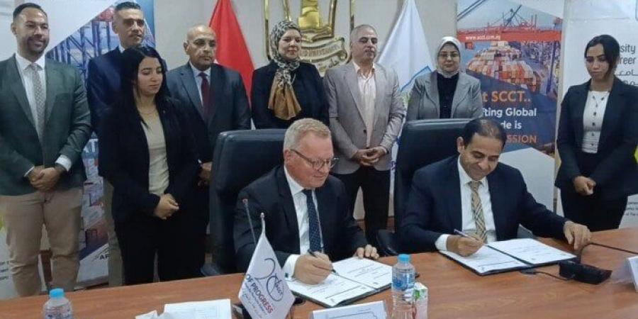 جامعة بورسعيد توقّع بروتوكول تعاون مع شركة قناة السويس للحاويات - المصدر 7