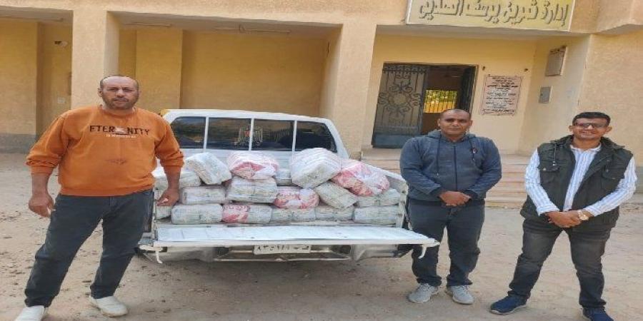 ضبط نصف طن سكر ولحوم فاسدة ومخالفات تموينية متنوعة بالفيوم - المصدر 7