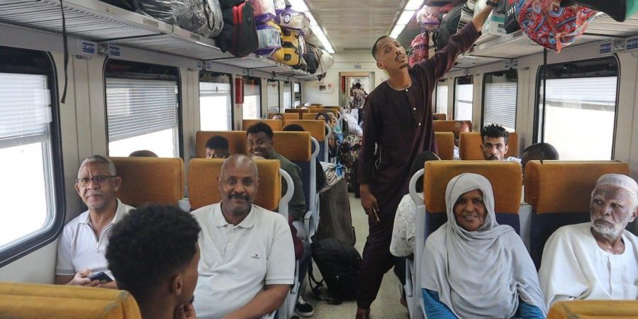 السكة الحديد: اليوم تسيير الرحلة 33 للأشقاء السودانيين ضمن مشروع "العودة الطوعية"، - المصدر 7