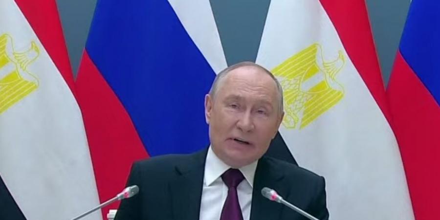 بوتين: أشكر المهندسين المصريين والروس عل العمل بكل حب وضمير لبناء محطة الضبعة النووية - المصدر 7