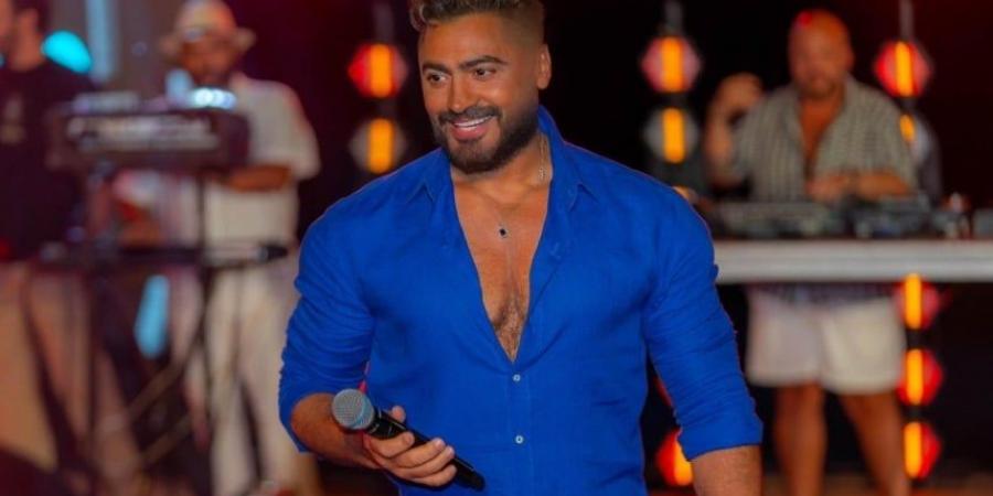 بصورة من المستشفى.. تامر حسني يعلن استئصال جزء من كليته - المصدر 7